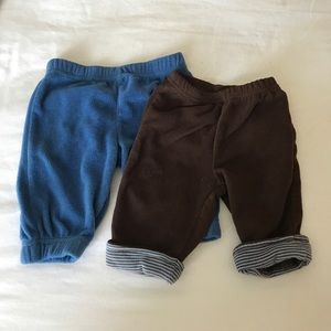 Lot of 2 fleece pants
