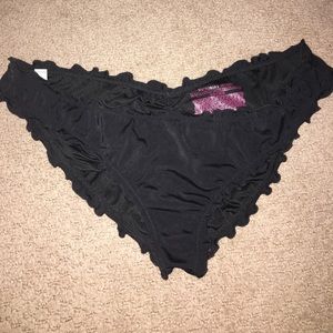 Victoria secret ruffle cheeky bikini bottom