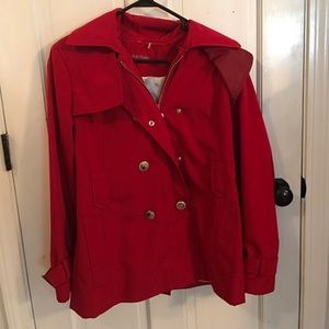 Calvin Klein Red trench coat