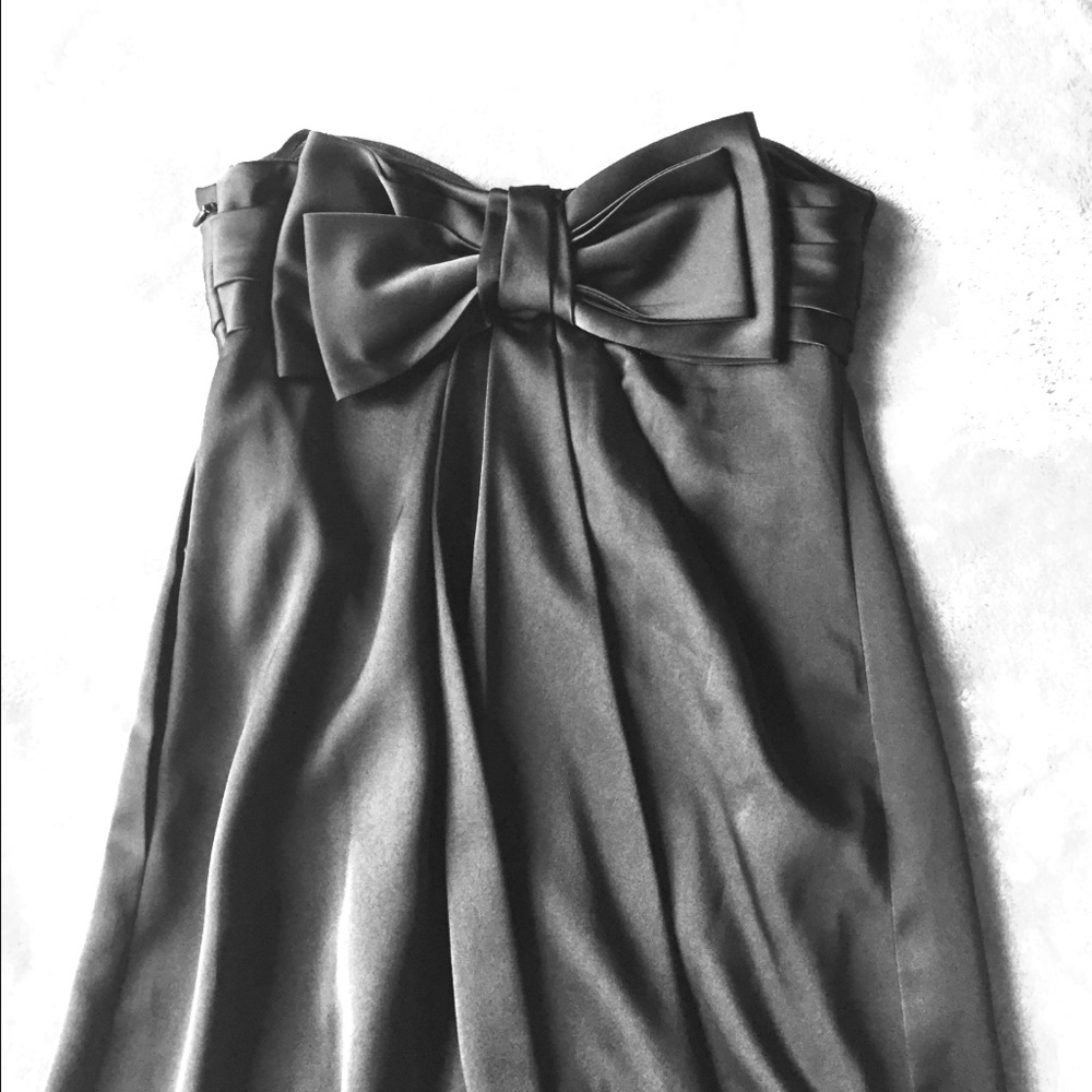 BCBG Silk Bow LBD party dress!