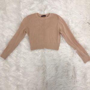 American apparel cropped light sweater