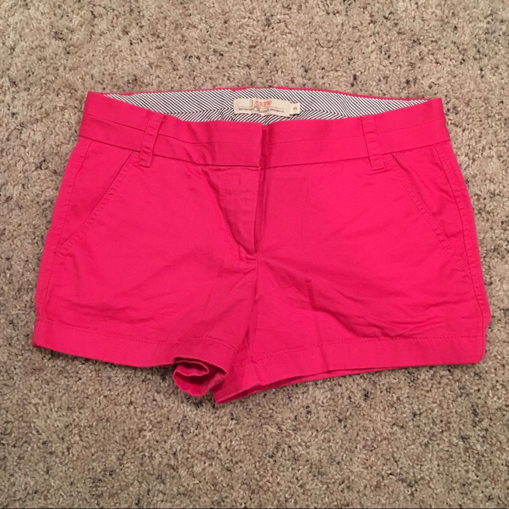 J.crew pink chino shorts