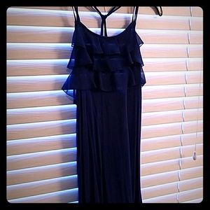 Express Royal blue racerback halter top