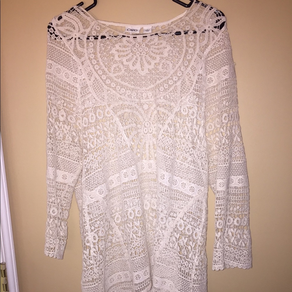 Laced Hilow Cover up