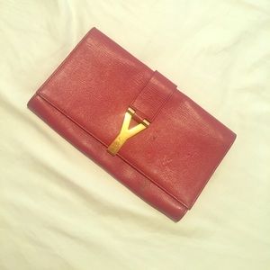 Used / Fair condition YSL clutch