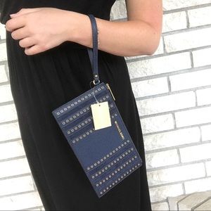 NWT Michael Kors Large Zip Clutch