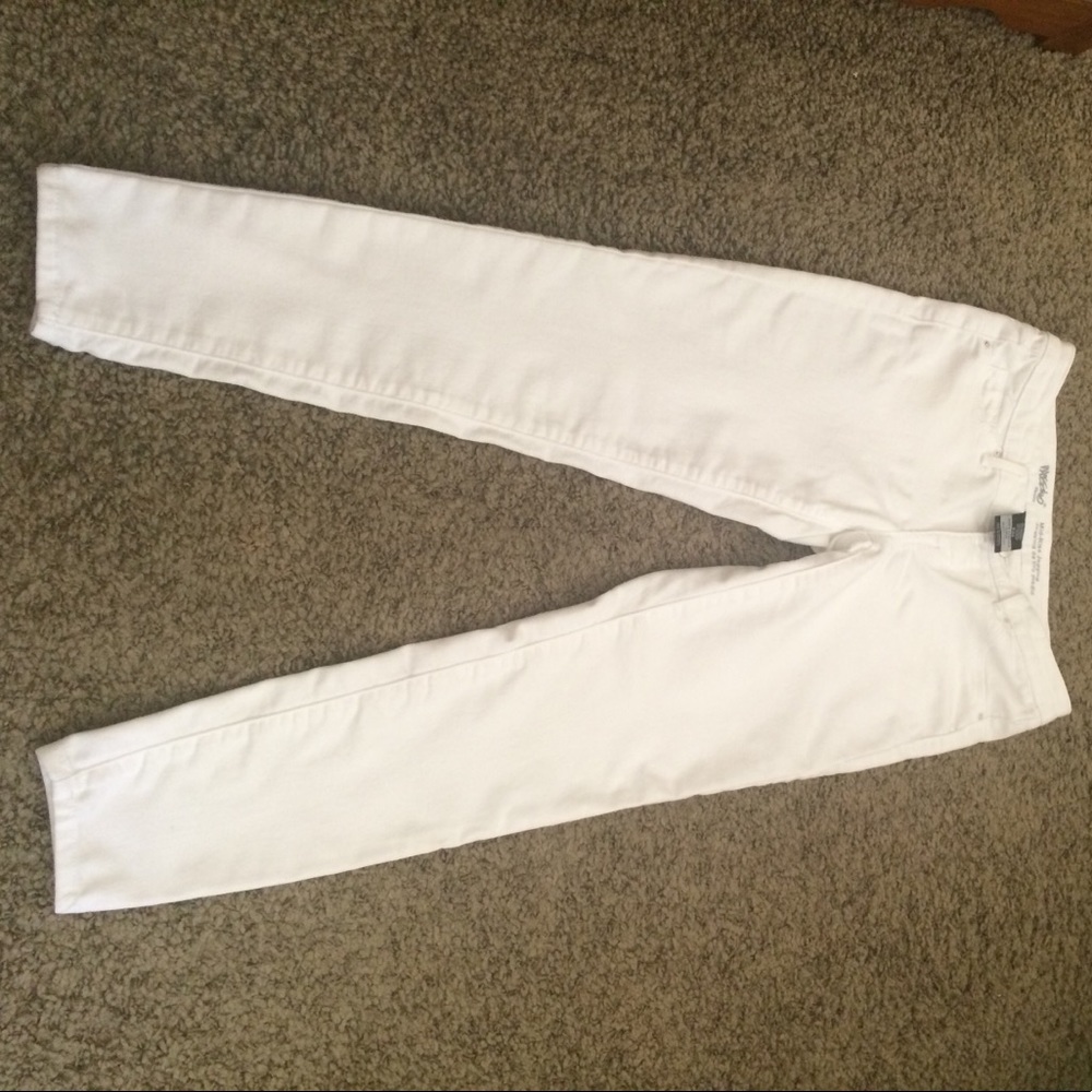 White summer jeans