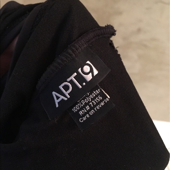 Black Bathing Suit top with front Ruffle Detail - Picture 3 of 5