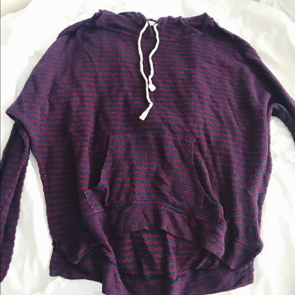 Sweater material hoodie