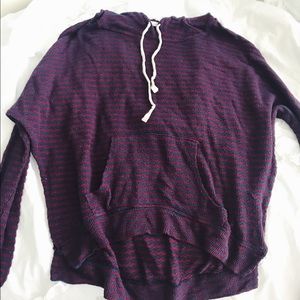 Sweater material hoodie