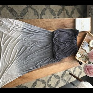 Young Fabulous Broke Grey to Dove Ombré Maxi Dress