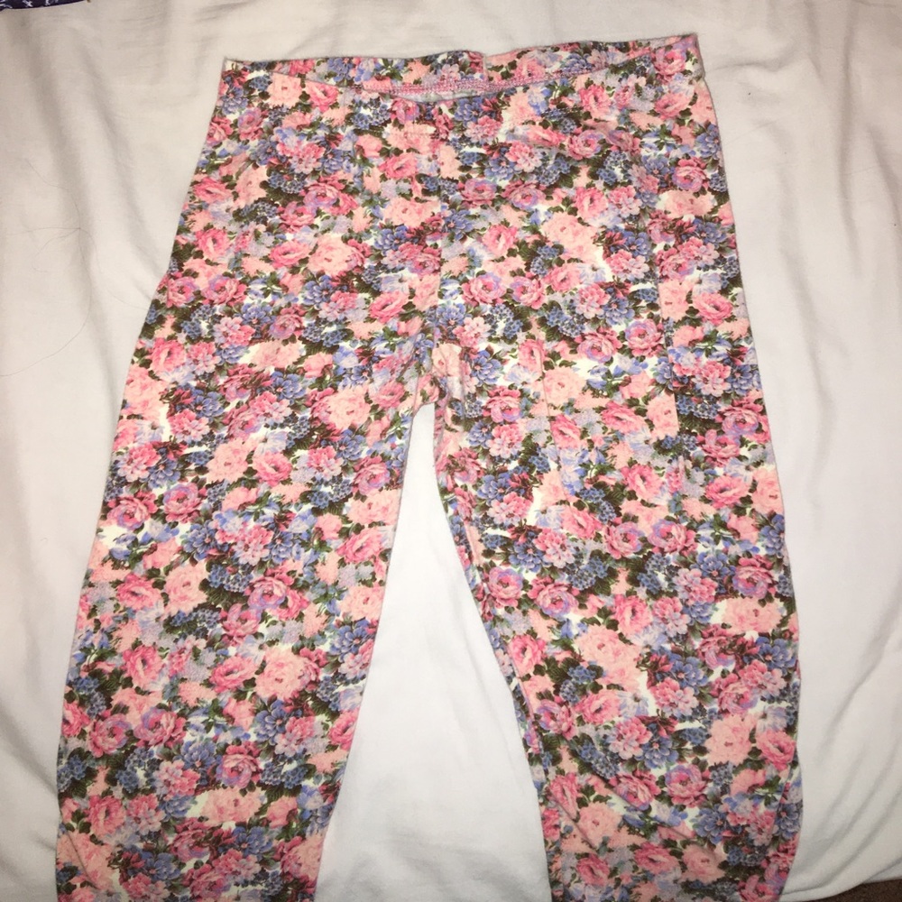 Floral leggings