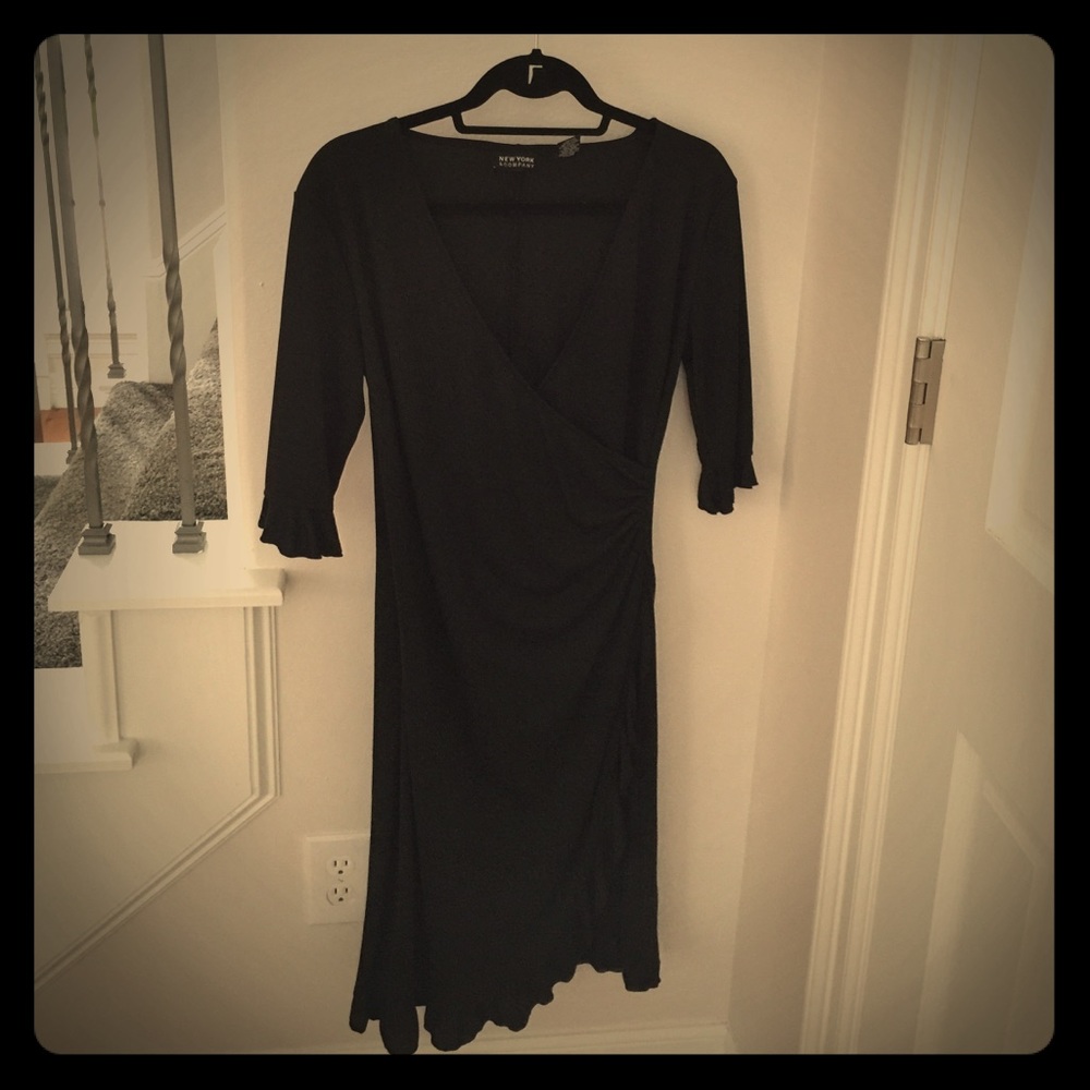 Black Wrap Dress
