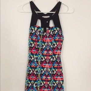 Geometric bodycon dress