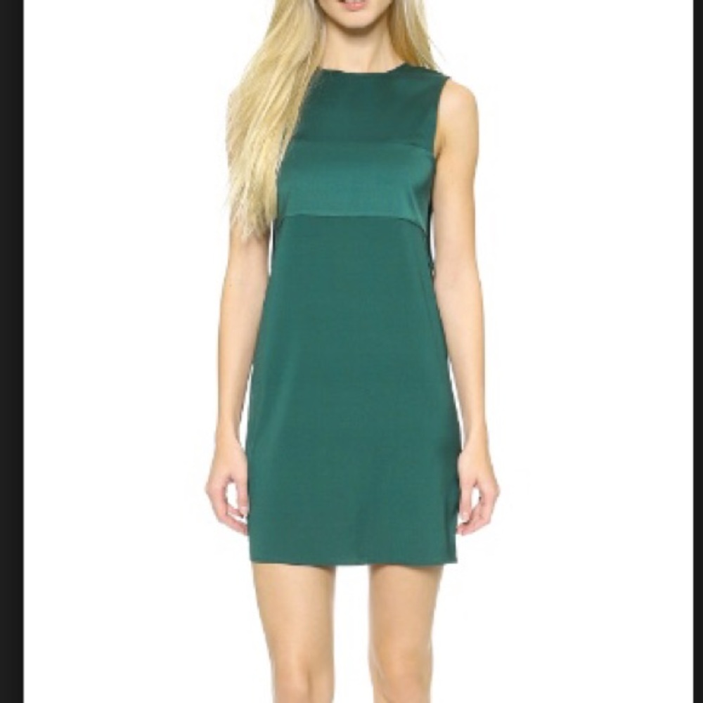 T by Alexander Wang: Stretch Silk Twill Dress