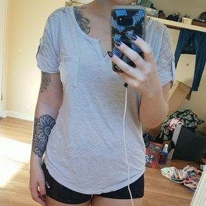 Tee with lace