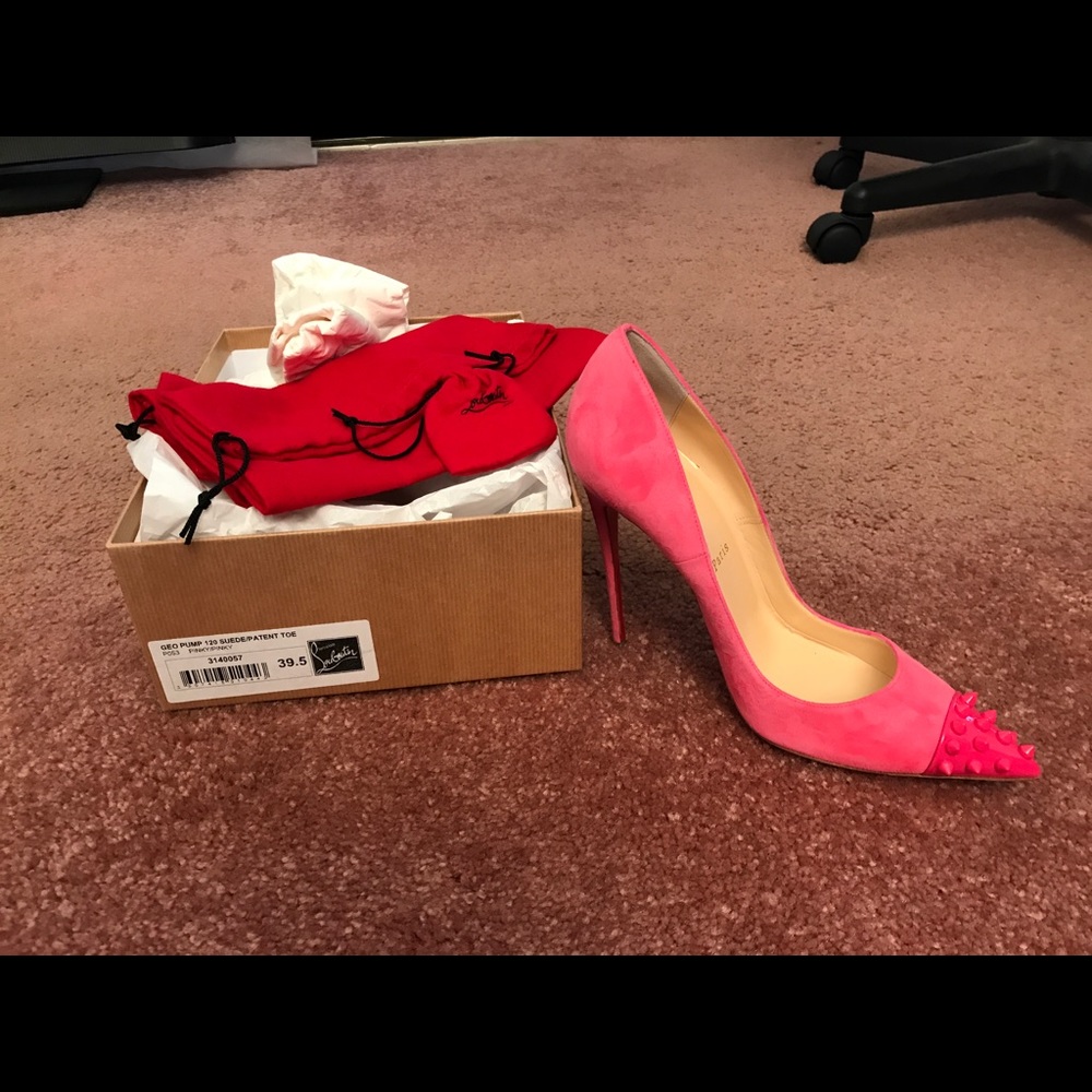 Christian Louboutin Geo pump 120 Suede