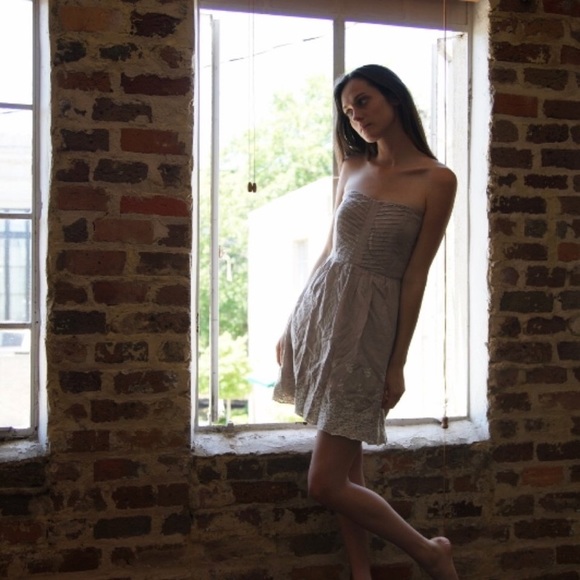 Mini Khaki Sundress ✨ - Picture 2 of 3