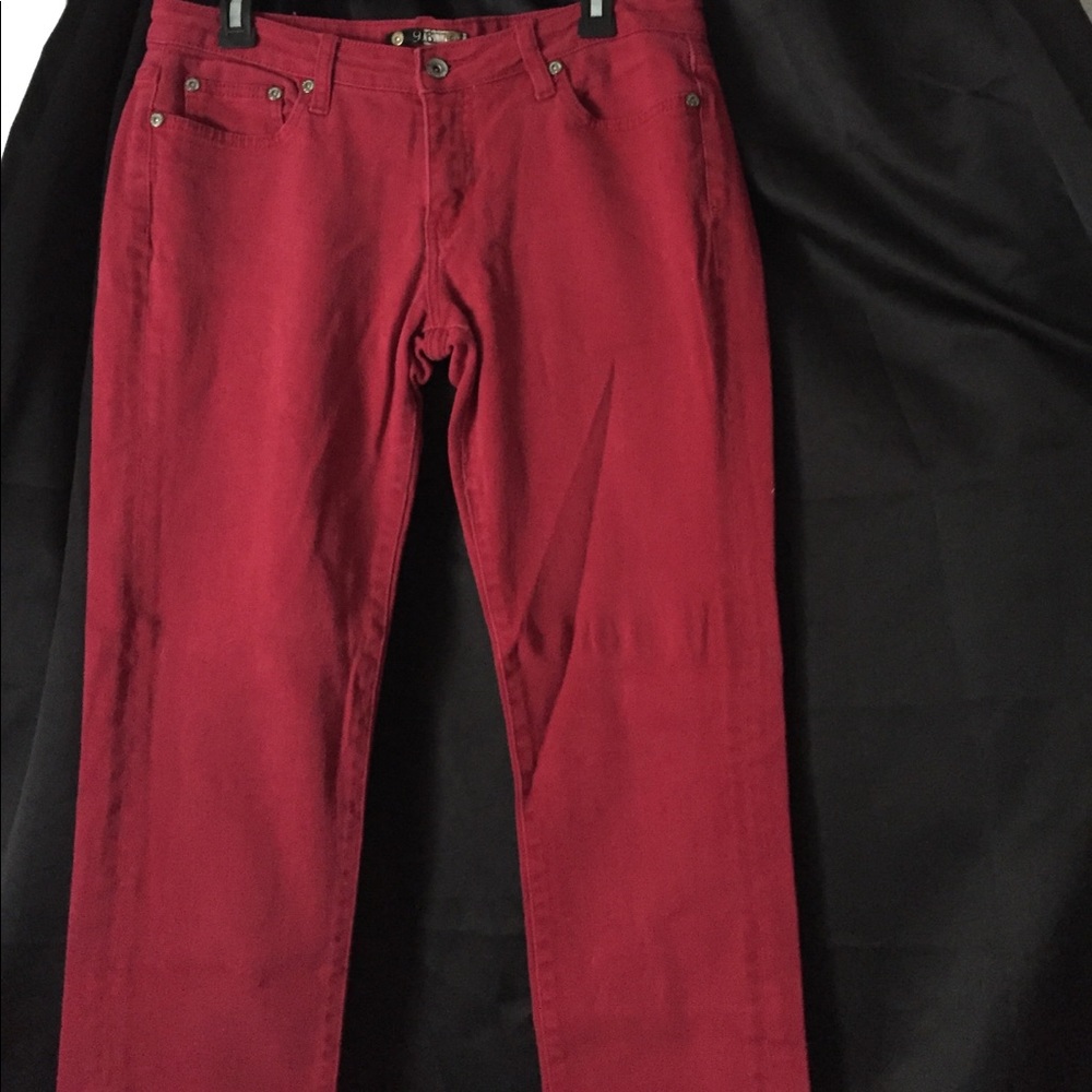 Red Denim Jeans
