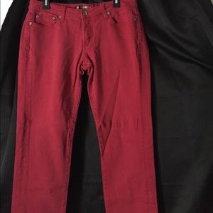 Red Denim Jeans