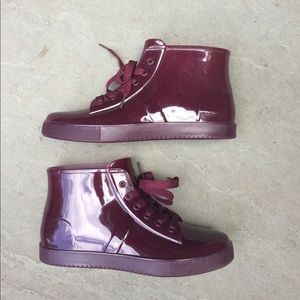 Gios Eppo Rain Boot Booties - Maroon