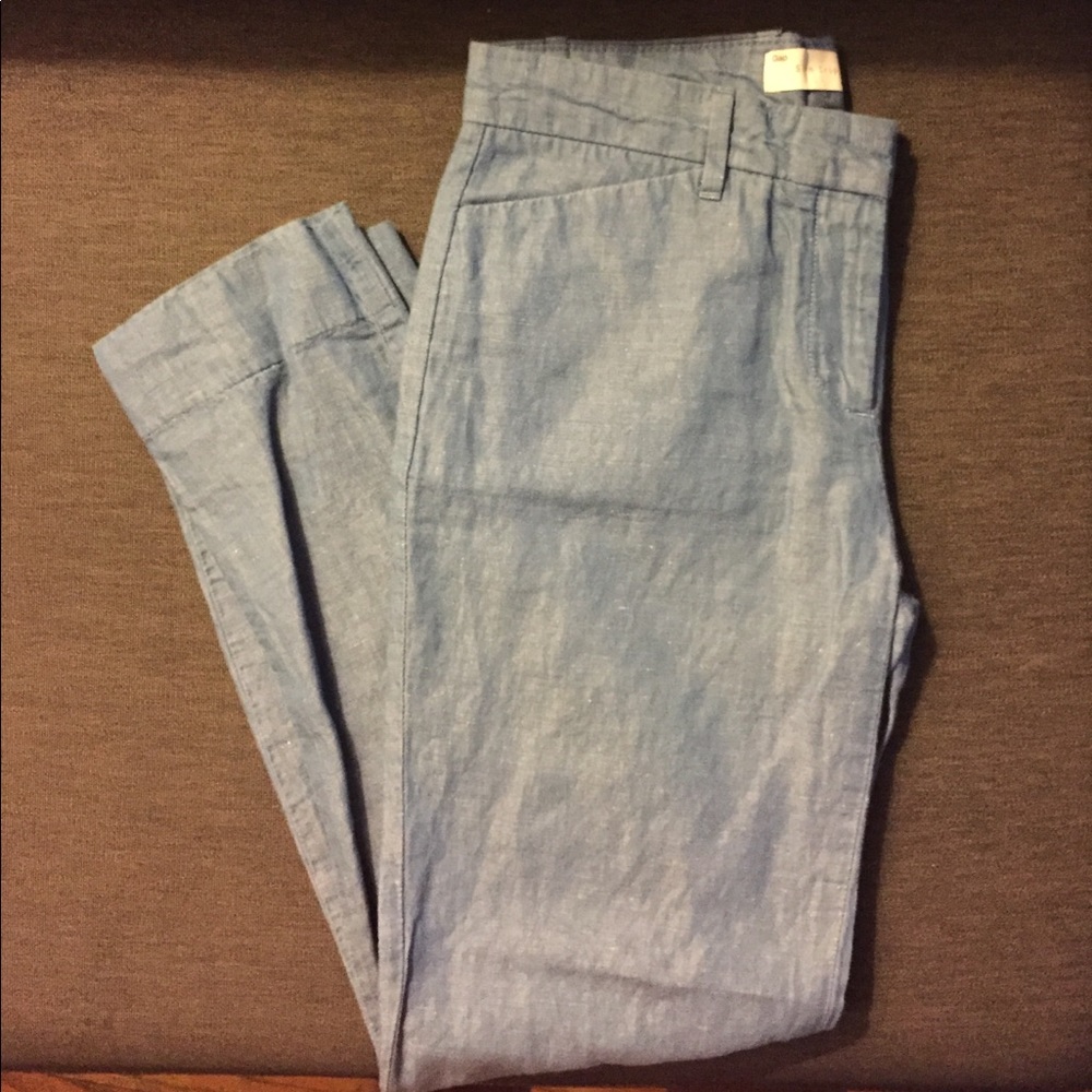 Gap slim cropped pants