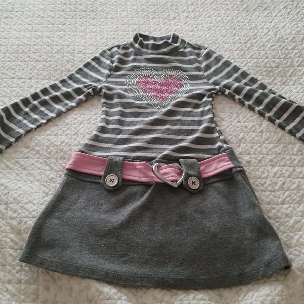 Vintage Y2K Little girls sweater dress top size 4-5