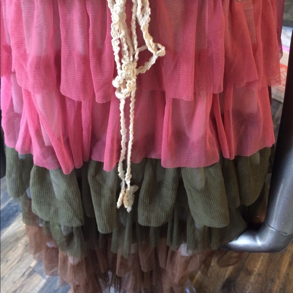 J Gee Boho Crochet Top Dress - Picture 4 of 5