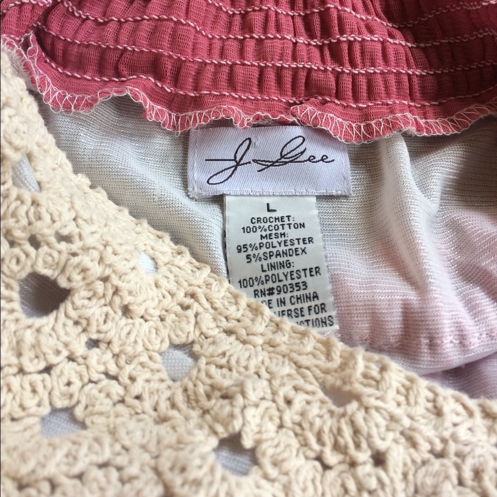 J Gee Boho Crochet Top Dress - Picture 5 of 5