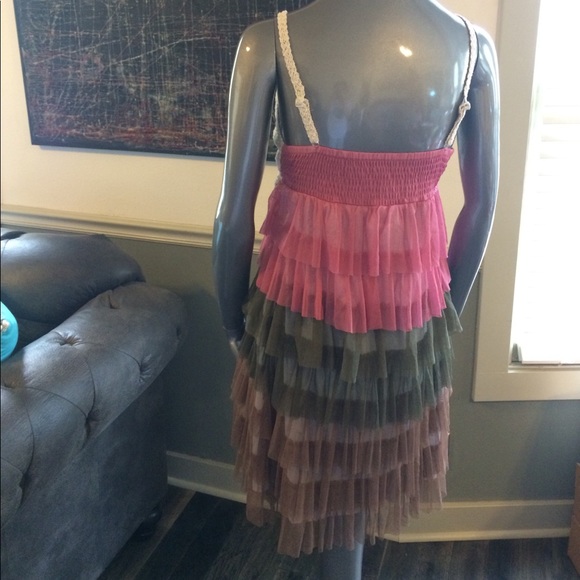 J Gee Boho Crochet Top Dress - Picture 2 of 5