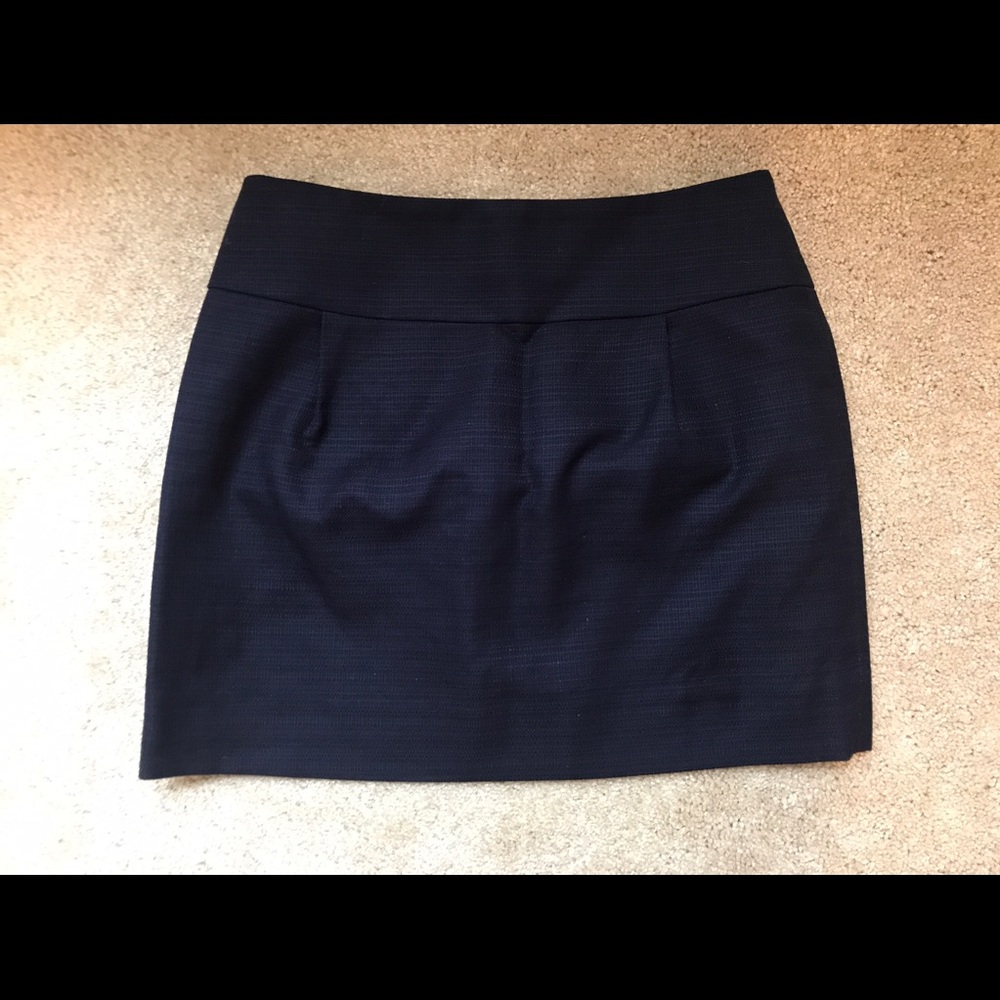 NWT J.Crew skirt size 2 navy blue mini