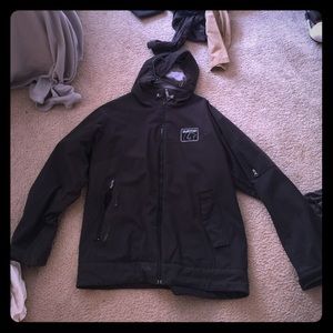 Large Black Burton Snow Jacket