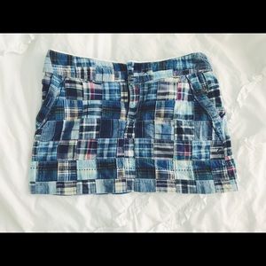 Madras skirt
