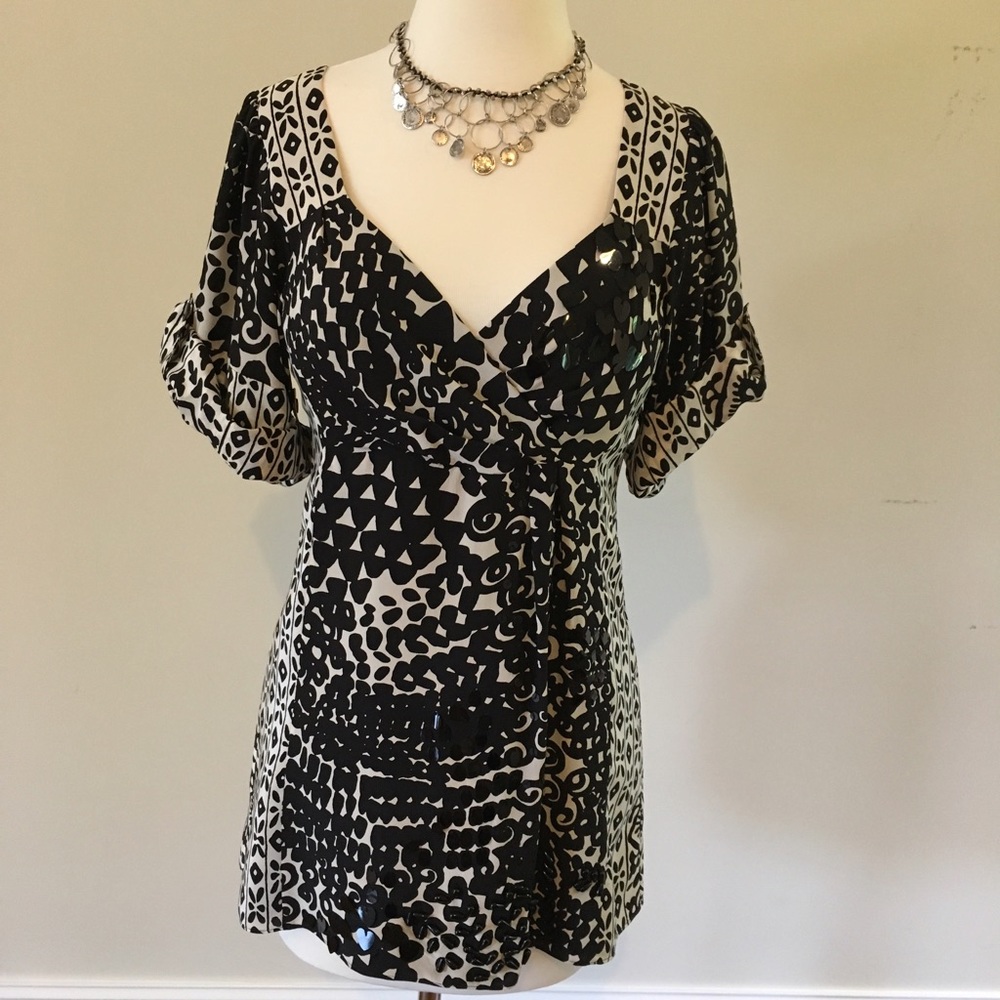 Nanette Lepore silk tunic