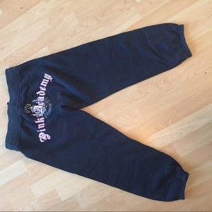 Victoria secret pink cropped sweats