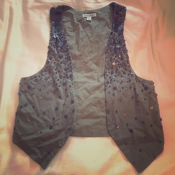 American Eagle Outfitters Jackets & Blazers - American Eagle embellished vest