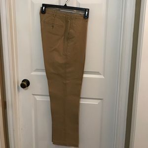 Cremieux men's khaki pants lightly worn/starched.