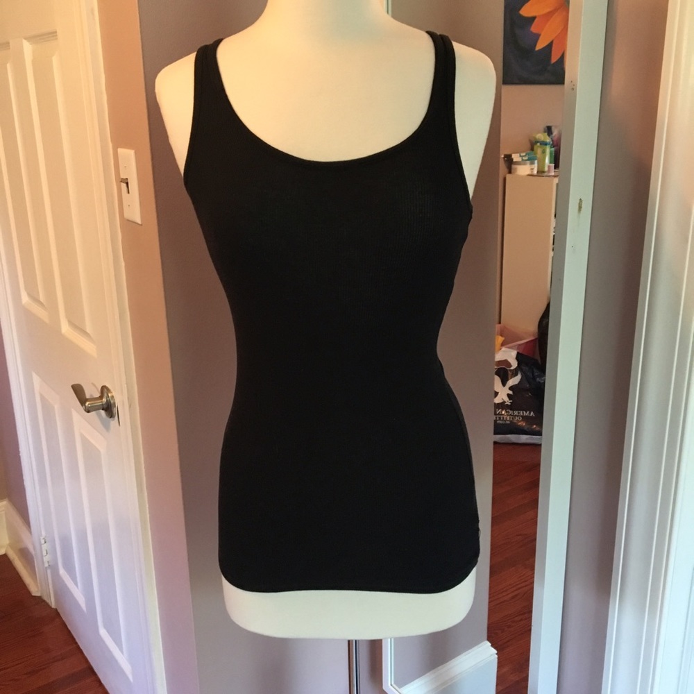 Black tank top