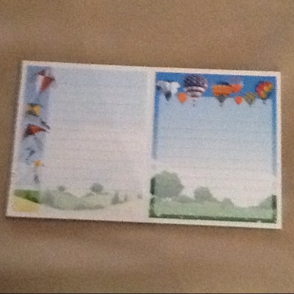 2 notes in a pad
