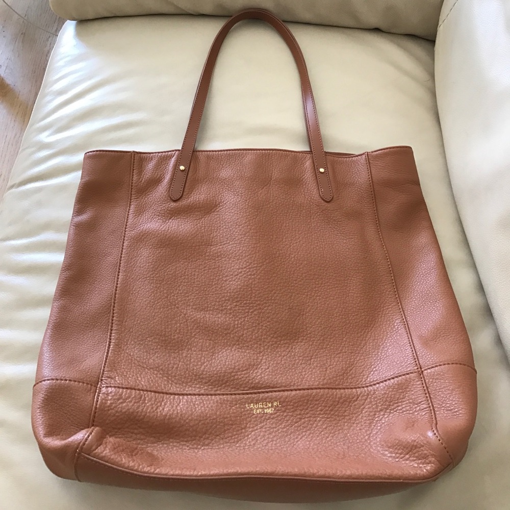 Lauren Ralph Lauren Leather Tote