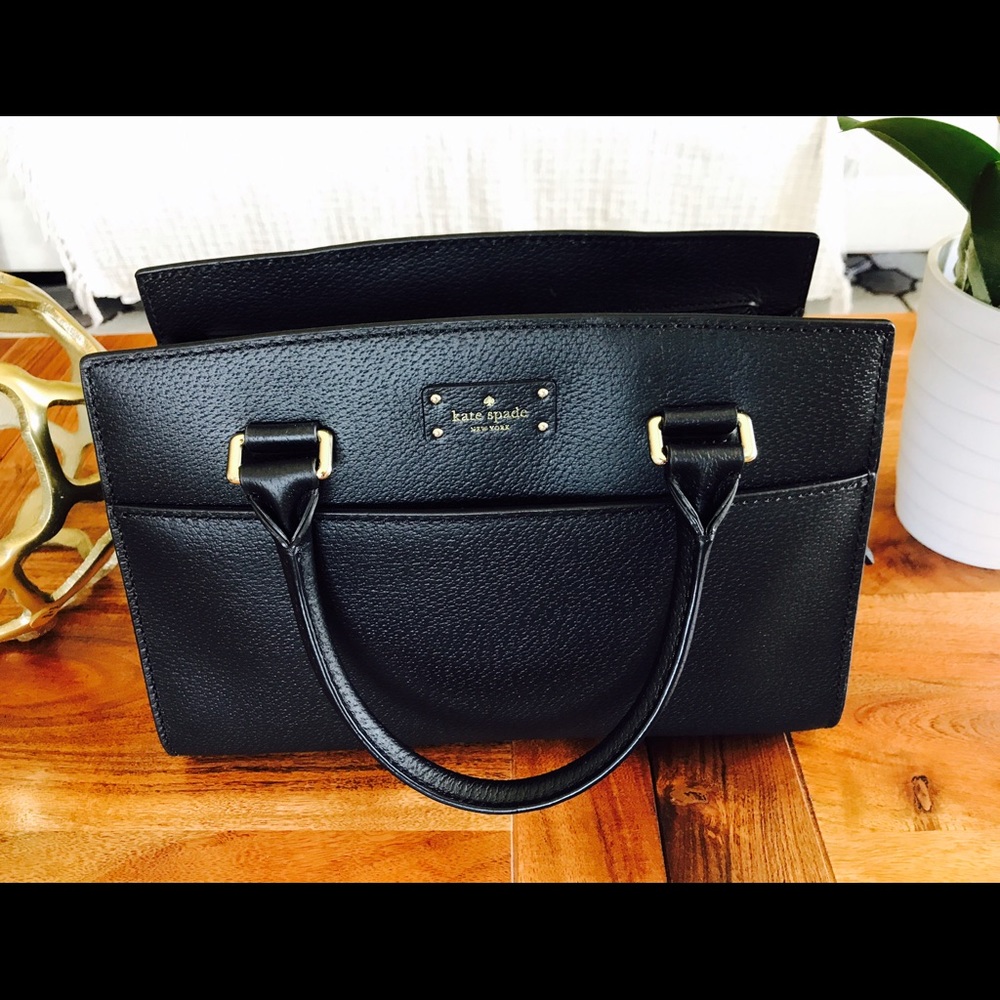 NWT Kate Spade Satchel Small Grove Street Black