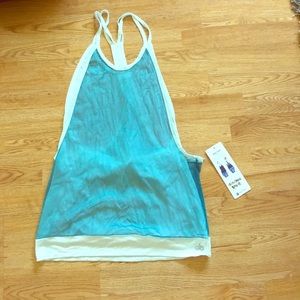 Turquoise and white ALO Iris tank