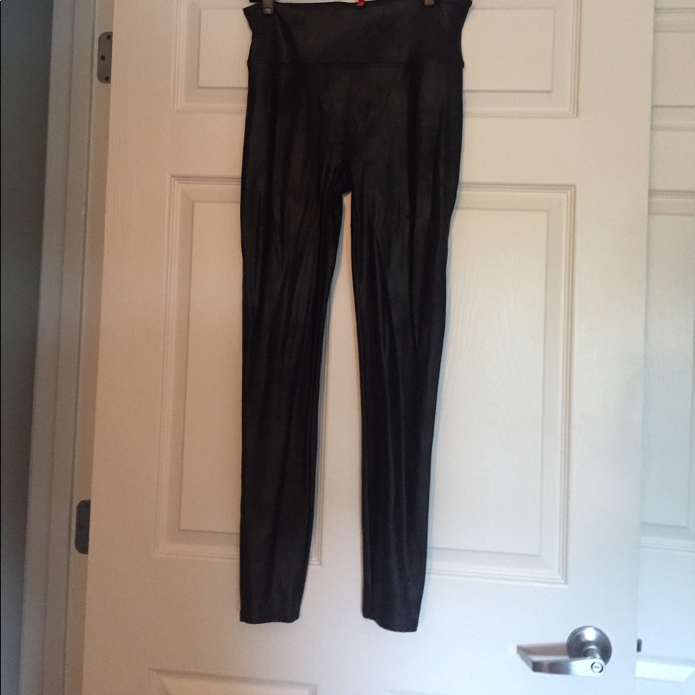 Spanx XL faux leather leggings