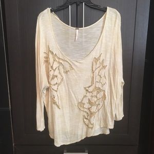 Yellow free people top