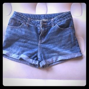 Denim shorts
