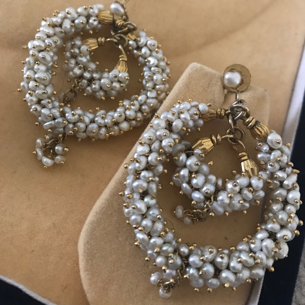 Pearl earrings