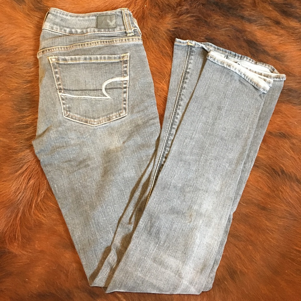 American Eagle gray jeans size 6!