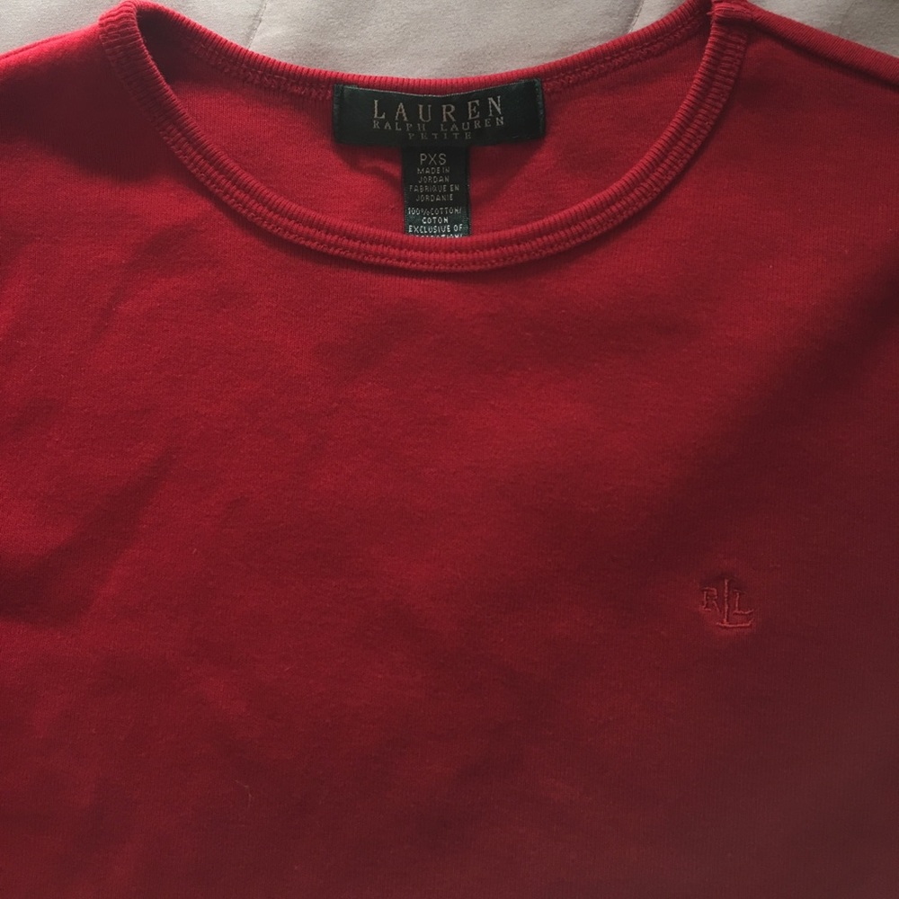 Ralph Lauren long sleeve red shirt