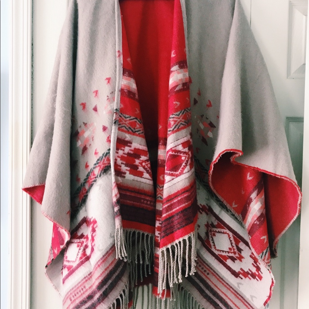 Cozy poncho!