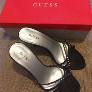 Guess black sandals